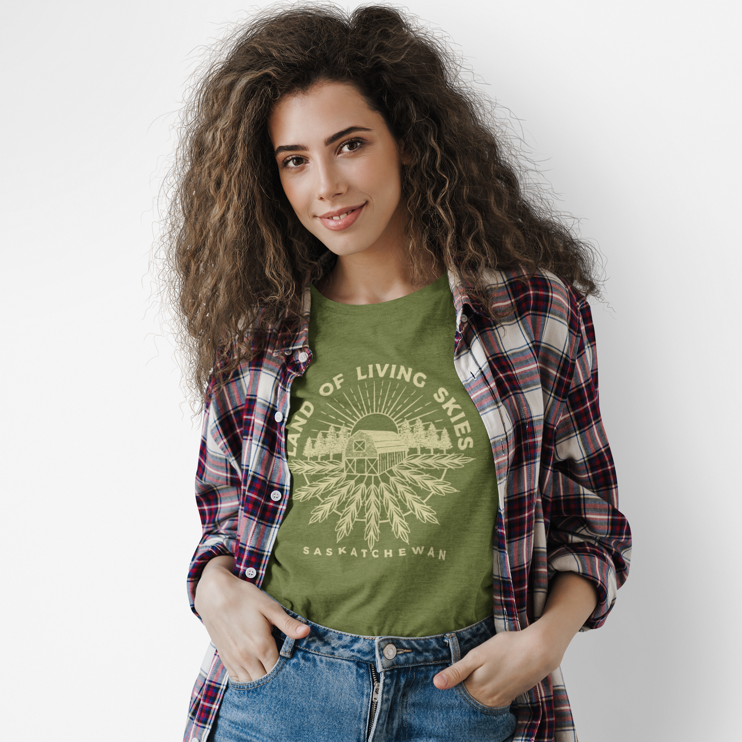 FLAT // Land of the Living Skies Tee / Unisex