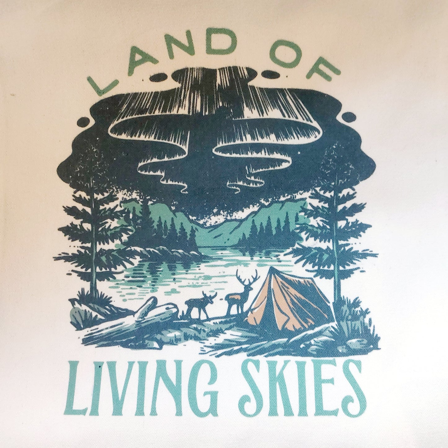 FLAT // Land Of The Living Skies Tote