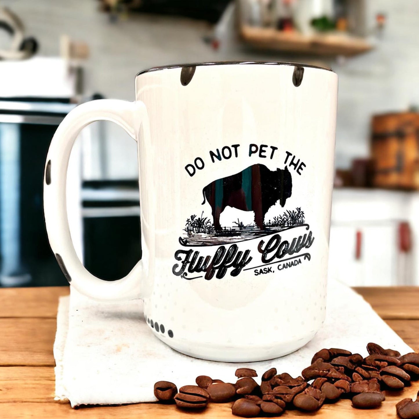 FLAT // Do Not Pet the Fluffy Cows Mug