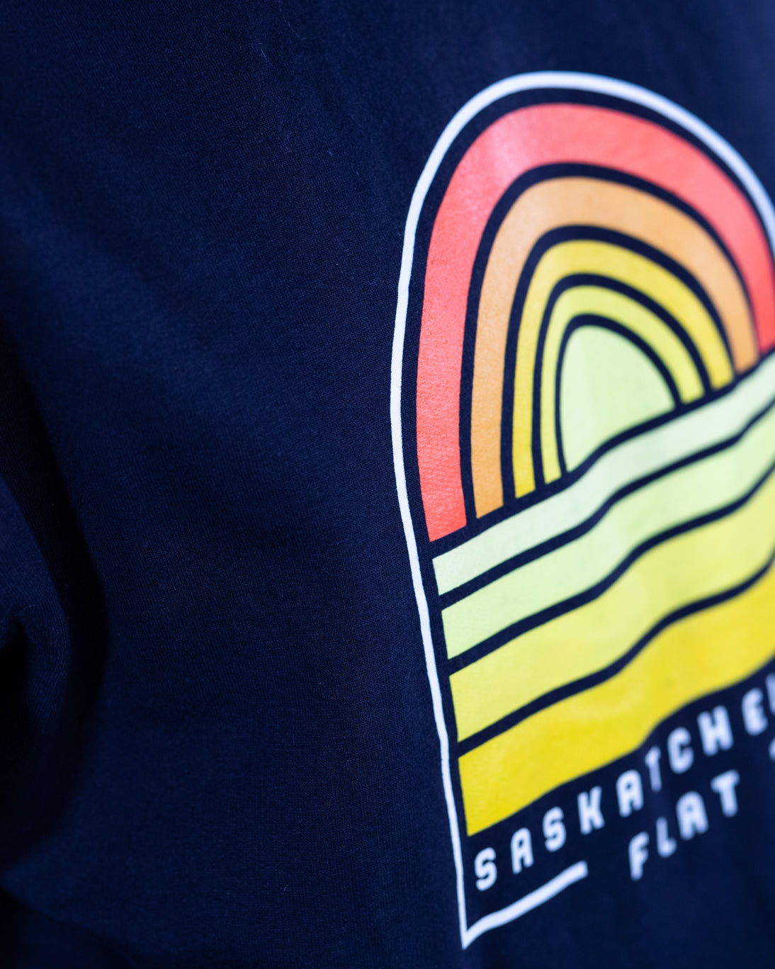 FLAT // Sask Sunset / Unisex Tshirt