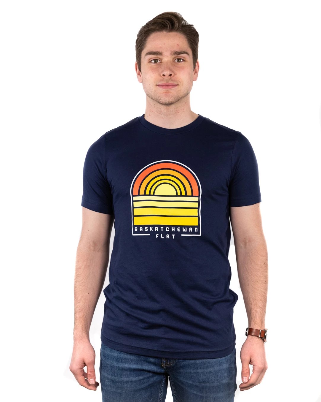 FLAT // Sask Sunset / Unisex Tshirt