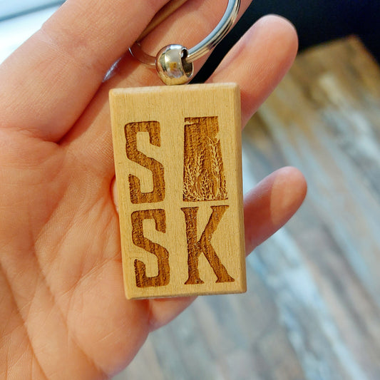 FLAT Wooden Keychains