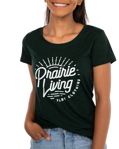 FLAT // Prairie Living / Fitted Crew Neck / Ladies