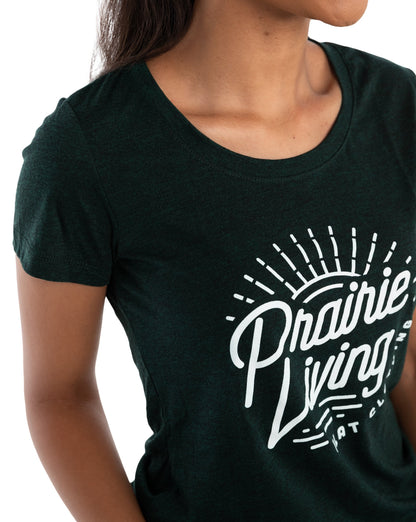 FLAT // Prairie Living / Fitted Crew Neck / Ladies