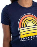 FLAT // Sask Sunset / Ladies T-Shirt